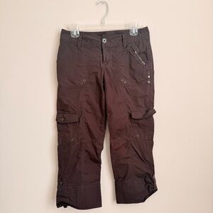Womens Brown Cargo Pants